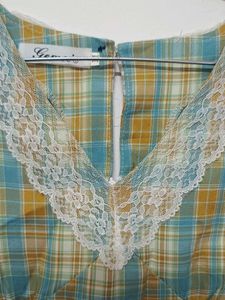 Vintage Plaid Mini Dress