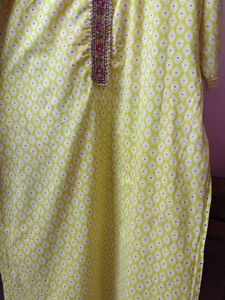 Yellow Kurta Set