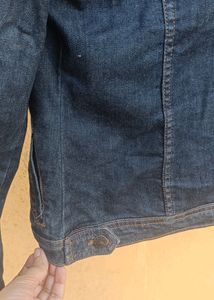 Slim Fit Tailored Indigo Dark Denim Jacket