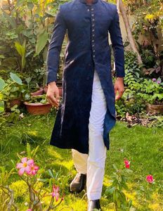 Men Navy Jodhpuri Coat