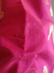Pink Banarasi Silk Saree