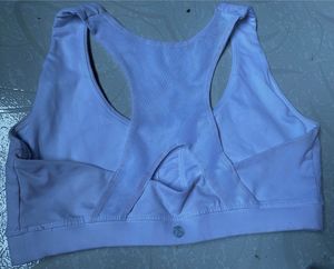 white Racerback Sports Bra – Size L