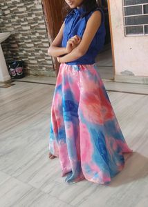 Girls Top And Lahnga