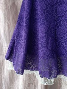 Purple Net Dress