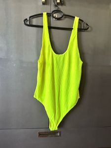 Neon Yellow Swimsuit