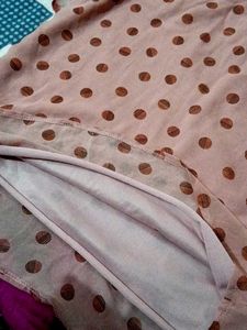 Polka Dot Ruffle Sleeve Top