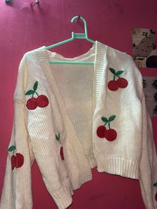 printesty Cute Cherry Cardigan