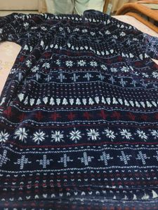 brand new Cozy Patterned Fleece winter dress