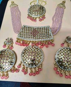 Rajputana Pink Necklace Set