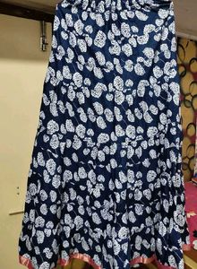 Blue Ethnic Skirt