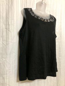 Black Sleeveless Top