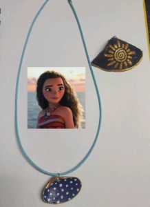 Moana Seashell Necklace Combo 🌊🐢🌺