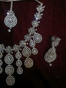 American Diamond Necklace Set