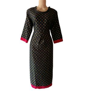 Elegant Kurti with Golden Print😍