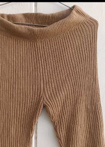 Bootcut Woolen Trousers