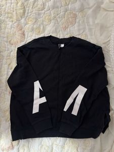 H&M Black Graphic Sweatshirt