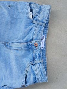 Wide Leg Denim Jeans