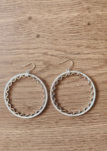 Silver Hoop Earrings