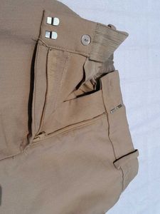 Beige women Trouser