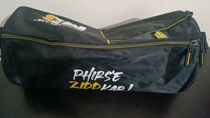 Polyester Duffle Bag For Unisex,Multi Colour ,And Black Polyester Muscle Blaze Bag For Gym .Zip Closure.Shape-duffle. Waterproof