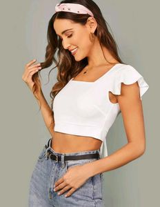 Casual Flared Sleeveless Top 🤍