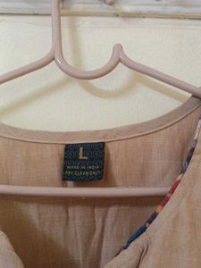 Beige Kurti - Size Large