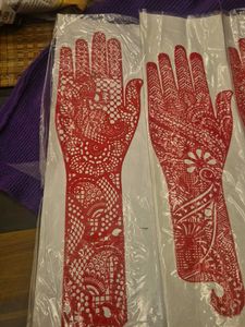 Mehndi Hand Stencils