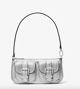 Authentic Mk Silver Party Bag