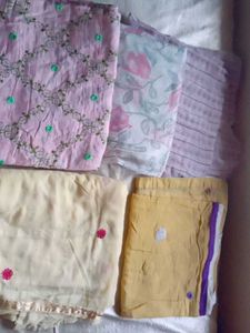 Assorted Cotton Dupattas Fabric