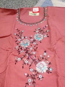 Unstitched Embroidered Dress Materials