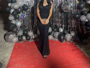 Savana Black Sequin Dress