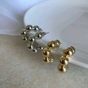 Combo Of 2 Latest Trending Korean Earrings &amp; Studs