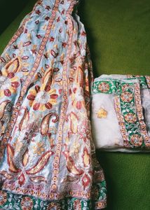 Lahanga, Dupatta With Blouse