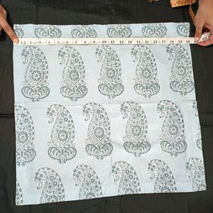 7 Piece Blue Paisley Print Table Napkins Set