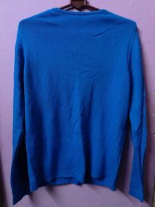 Blue V-Neck pullover