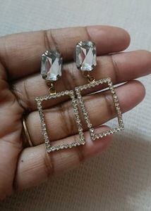 Combo Of 2 American Stone Ear Rings