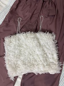 Crop Top And High Waist Pant