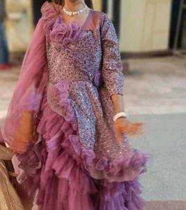 Pink Sequin Bodice Dress