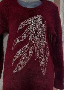 Nice Condition Woolen Sweatshirt, Pullover Top