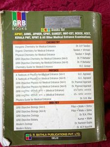 Objective Biology Medical Entrance Exam Book