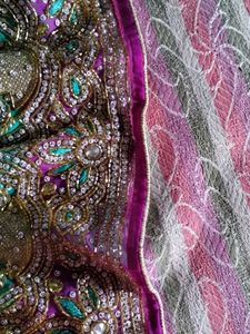 Emerald Party Wear Saree