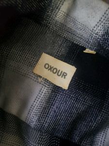 Blue And White Check Shirt/Jacket