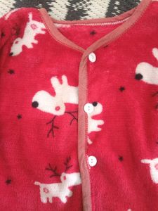 Red Woolen Outfit