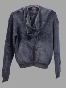 Pure Micro Velvet Hoodie Top Unisex