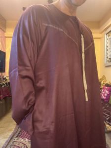 Mens Arabic Full  Jubba Pure Heavy Japan Satin