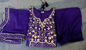 Purple 💜 Elegant Kurti Set