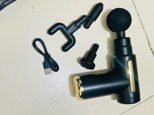 Massage Gun - Black &amp; Gold