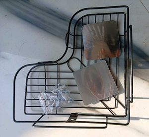 Self-Adhesive Metal Bathroom Corner Rack Storage
