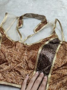 Backless Blouse