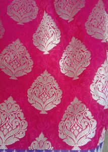 Silk Dress With Net Dupatta